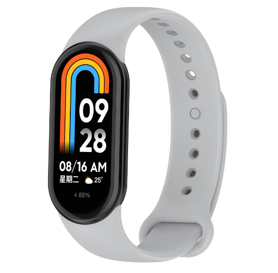 Ремінець CDK для Xiaomi Mi Smart Band 9 | Silicone Sport Band (015812) (grey)