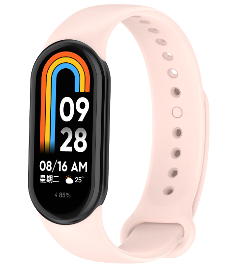Ремінець CDK для Xiaomi Mi Smart Band 9 | Silicone Sport Band (015812) (pink sand)