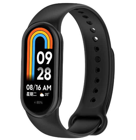 Ремінець CDK для Xiaomi Mi Smart Band 9 | Silicone Sport Band (015812) (black)