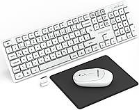 Комбінована бездротова клавіатура та безшумна миша PASONOMI Уцінка
