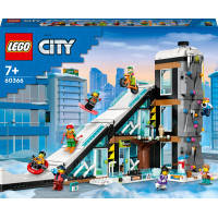 Конструктор LEGO City Горнолыжный и скалолазный центр 1045 деталей (60366)