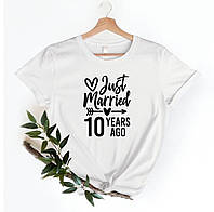 Мужские и женские футболки на годовщину ( дата любая)