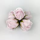 Мильна троянда - біло - рожева 1 шт., фото 2
