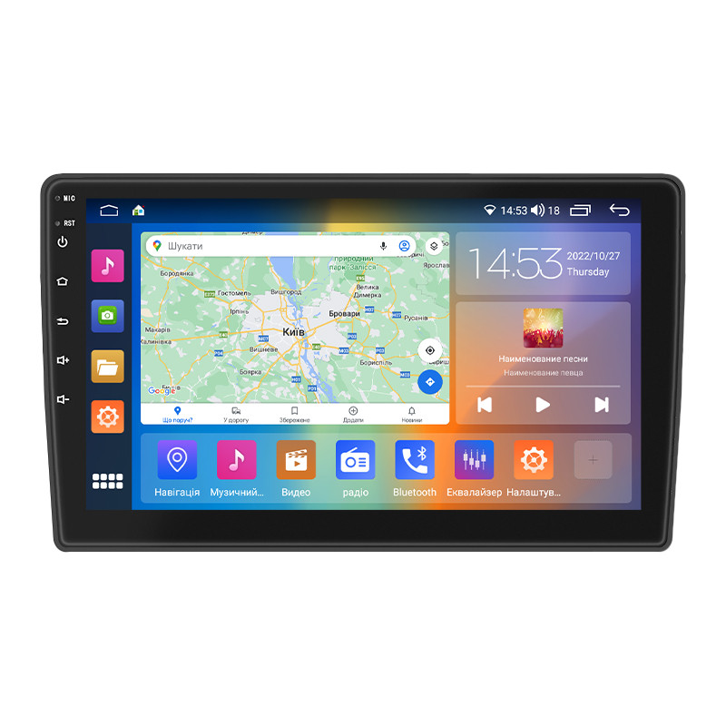 Штатна магнітола Lesko для Dodge RAM III (DR/DH) 2001-2009 екран 10" 2/32Gb CarPlay 4G Wi-Fi GPS Prime 9 шт.