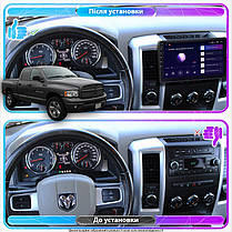 Штатна магнітола Lesko для Dodge RAM III (DR/DH) 2001-2009 екран 10" 4/64Gb 4G Wi-Fi GPS Top Додж Рам, фото 5