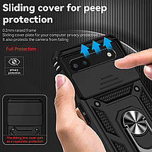 PC + TPU чохол Camshield armor для Google Pixel 6 Pro сріблястий, фото 6