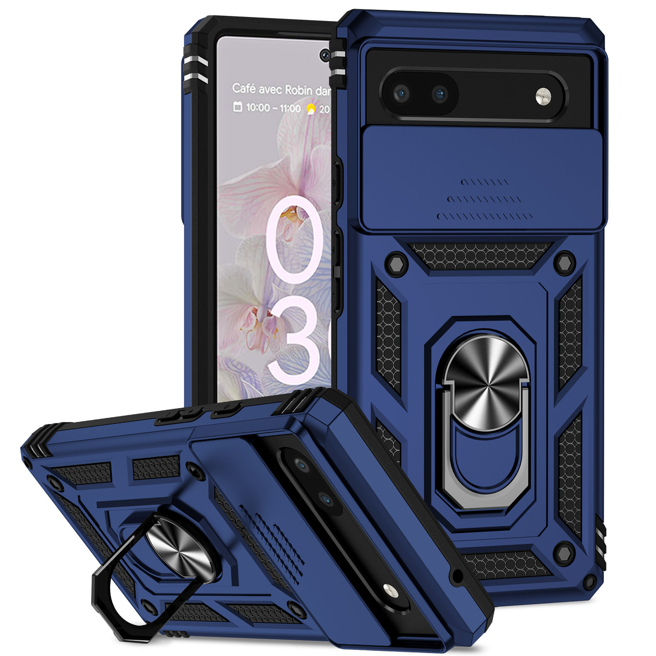 PC + TPU чохол Camshield armor для Google Pixel 6 Pro синій