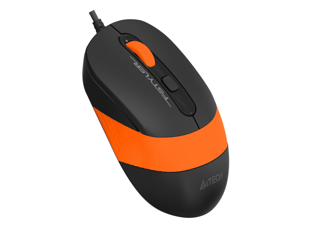 Мишка A4tech FM10S Orange бесшумна