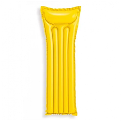 Пляжний надувний матрац Intex 183x69 см Жовтий