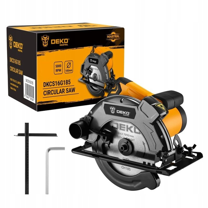 Пила циркулярна ручна DEKO Power DKCS1855