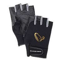Перчатки Savage Gear Neoprene Half Finger M black "Оригинал"