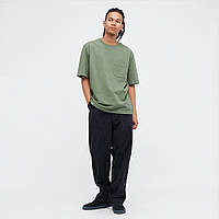 Футболка Uniqlo CREW NECK HALF SLEEVE размер S зелена (446935)