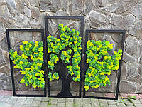 Картина дерево зі стабілізованого моху в стилі лофт 81*110 см