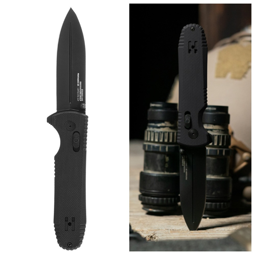 Ніж розкладний SOG Pentagon XR (Blackout)