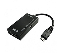 Конвертер MHL 11P на HDMI , Black, 4K - 2K, OEM