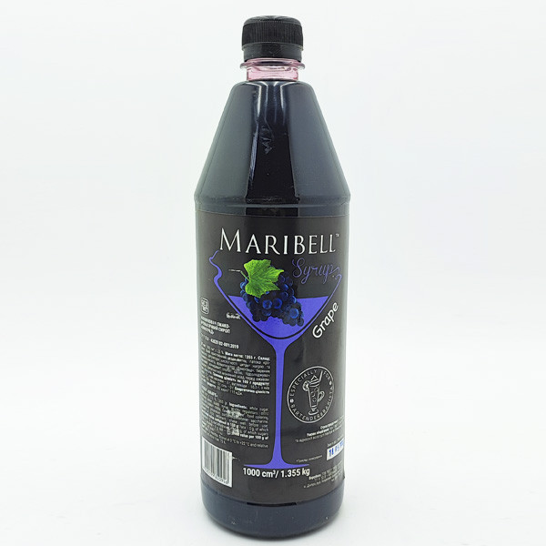 Сироп Виноград Maribell 1л - фото 1 - id-p1552615982
