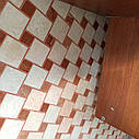 Мозаїка з мармуру Полірована МКР-6П (47x47-23x23) Victoria Beige - Rojo Alicante, фото 5