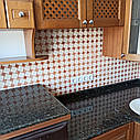 Мозаїка з мармуру Полірована МКР-6П (47x47-23x23) Victoria Beige - Rojo Alicante, фото 7