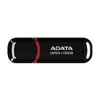 USB флеш-накопичувач, флешка A-DATA UV150 USB3.2 Gen. 1 128GB Black(AUV150-128G-RBK)