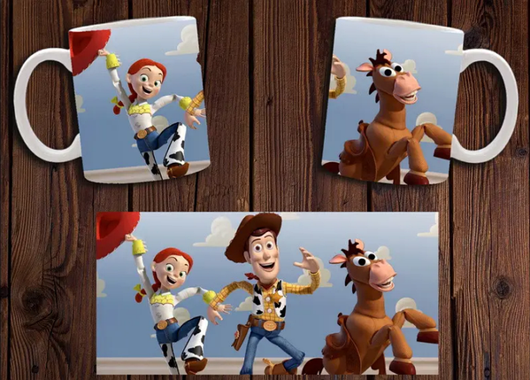 Чашка біла керамічна "Історія іграшок" Toy story ABC, фото 1