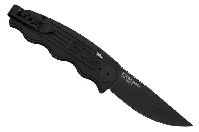Ніж розкладний SOG Tac Ops (Black Micarta), фото 1