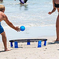 Пляжная игра с мячом и сеткой для детей и взрослых, полипропилен/нейлон