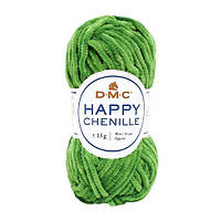 Пряжа плюшевая Happy Chenille Цвет: зеленый