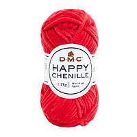 Пряжа плюшевая Happy Chenille Цвет: кораловый