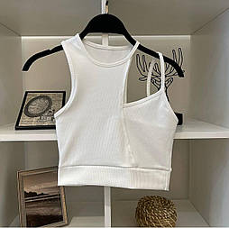 Оригінальний топ кофта з тканини рубчик