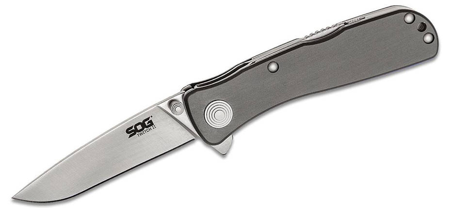 Ніж розкладний SOG Twitch II (Aluminium Handle), фото 1