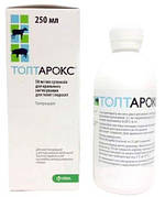 Толтарокс 5% суспензія оральна проти еймеріозу ВРХ та свиней, 250 мл