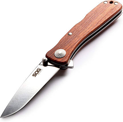 Ніж розкладний SOG Twitch II (Wood Handle), фото 1