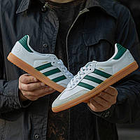 Мужские кроссовки Adidas Samba White\Green кроссовки адидас самба крсоівки adidas spezial кроссовки адидас