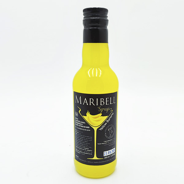 Сироп Жовтий банан Maribell 250мл - фото 1 - id-p1879941425