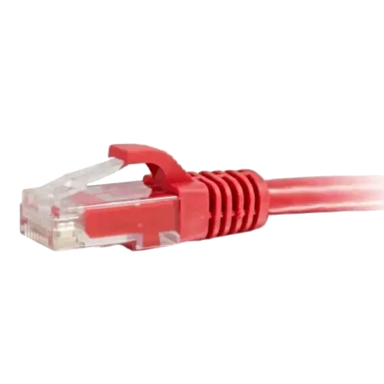 Патч-корд литий червоний UTP, RJ45 1m, кат. 5Е Hypernet Hypernet PC-UTP-1M-RD, фото 1