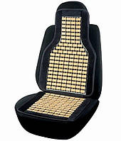 Накидка на сидения массажер (плоская косточка) 108x45см черная Elegant EL 100 650