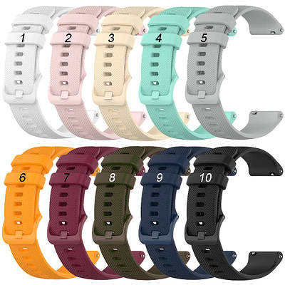 Ремінець силікон (текстурний) для годинників 20 мм