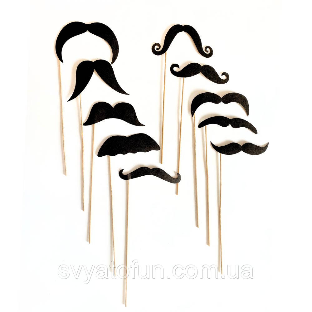 Набір для фотосесії "Вуса" 10 предметів