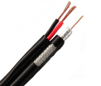 Кабель комбінований OK-NET бухта 305 м Одескабель F5967BVcu+2*0,75 black, фото 1