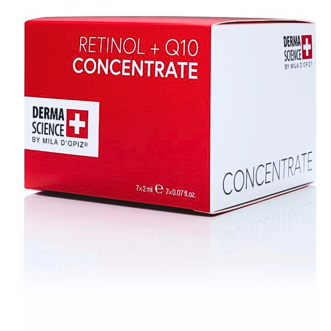 Ретинол в ампулах Retinol Concentrates Derma Science by Mila D`Opiz Vivasan Switzerland 7х2