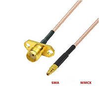 Адаптер-перемичка MMCX / SMA-KF кабель RG316 довжина 5 см