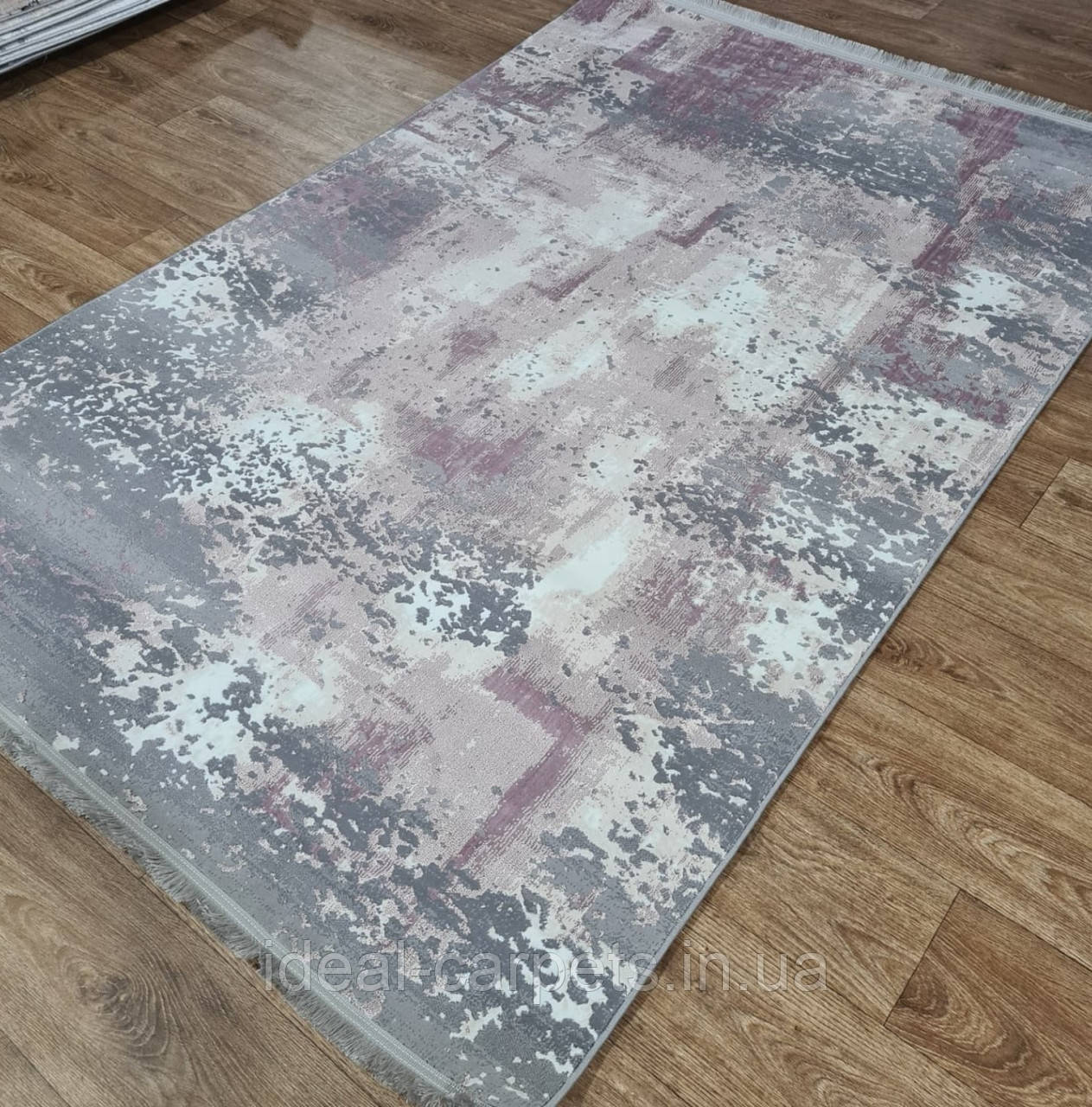 Килим 1.6х3м Luxury 0253 Рожевий