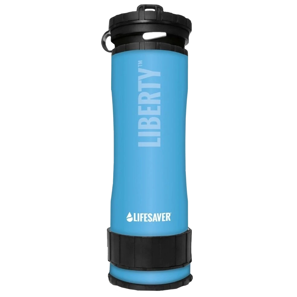 Портативна пляшка для очищення води LifeSaver LifeSaver Liberty Blue