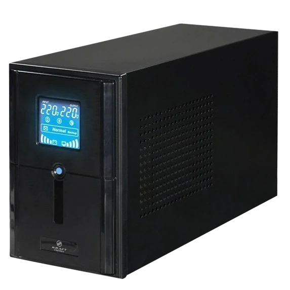 Джерело безперебійного живлення батарея 24V Kraft Kraft KRF-PSW1000VA/800W(LCD)