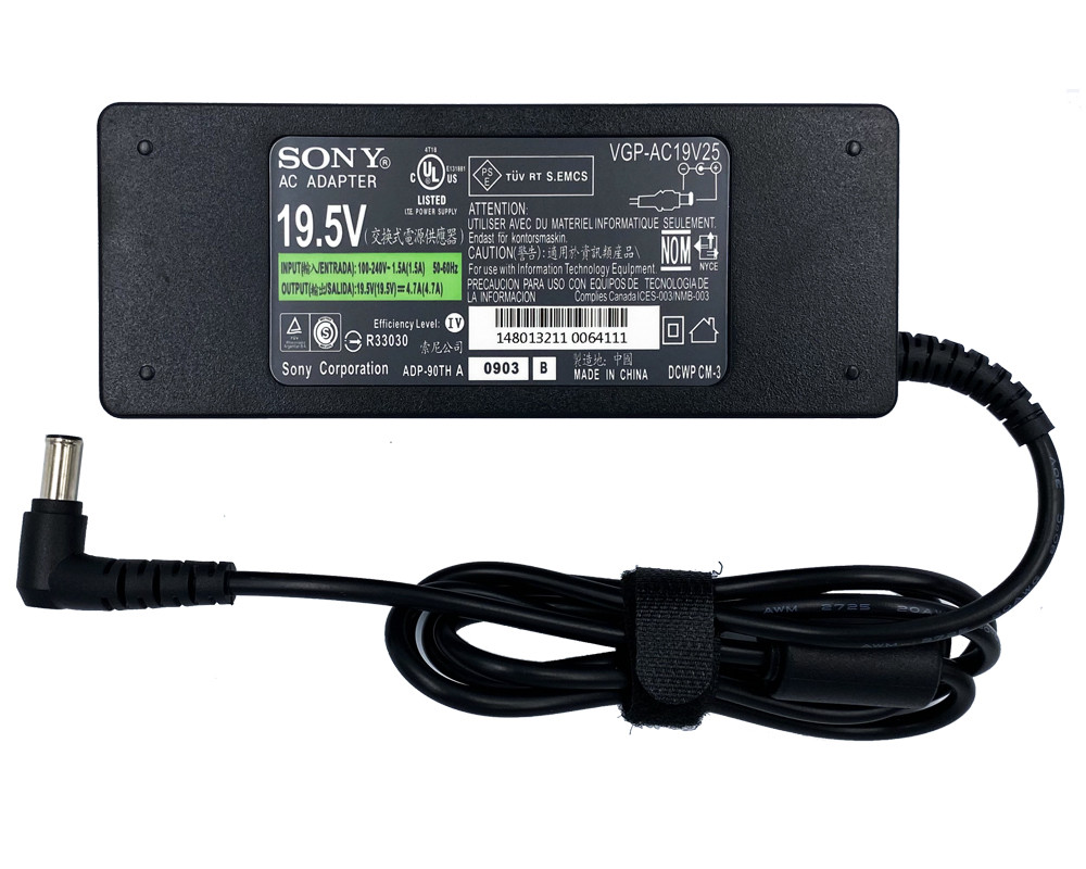 Зарядний пристрій для ноутбука Sony 19.5V 4.7A 92W 6.5*4.4 pin (VGP-AC19V31)