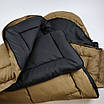 Спальний демісезонний мішок до -10° Спальник армійський широкий(85*205) з капюшоном, спальний мішок ковдра, фото 6