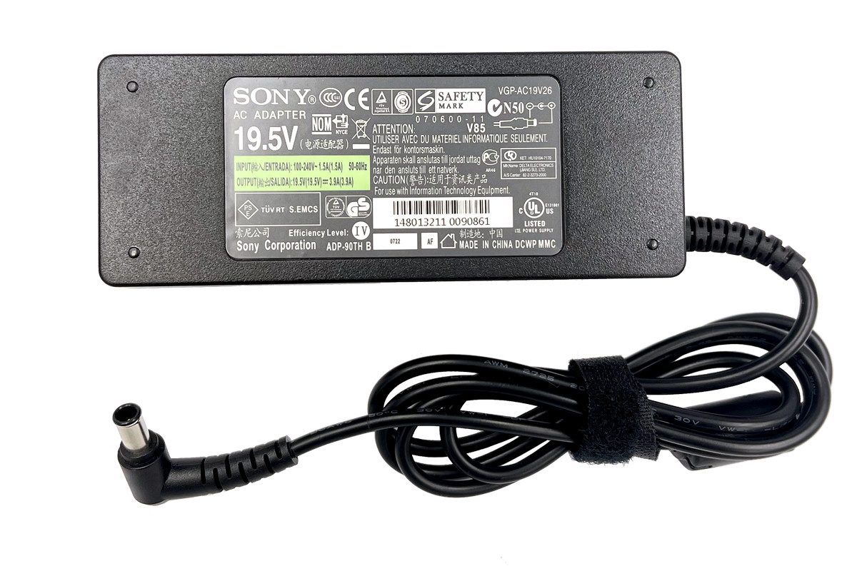 Зарядний пристрій для ноутбука Sony 19.5V 3.9A 76W 6.5*4.4 pin (VGP-AC19V20), фото 1