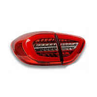 Задня світлодіодна оптика (задні ліхтарі) для Renault Captur 2015+ (LED червона)