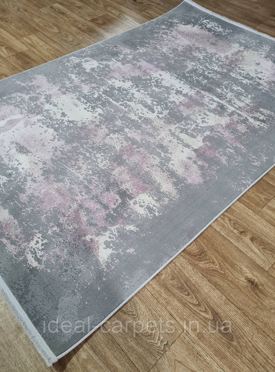 Кілім 1.6х2.3м Luxury 0248 Pink Рожевий
