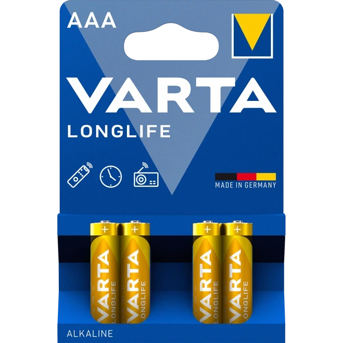 Батарейка Varta VARTA LONGLIFE AAA BLI 4 ALKALINE